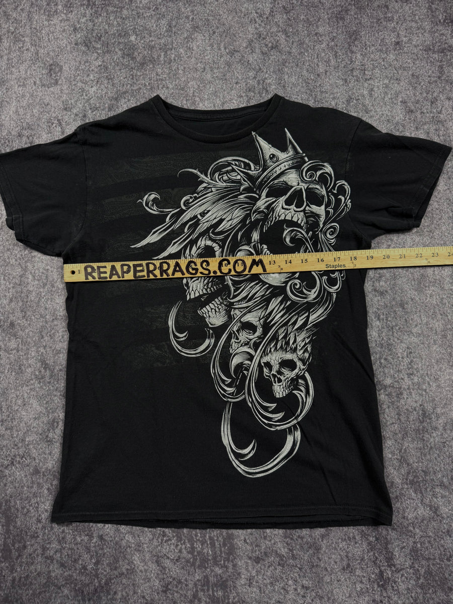 2000s winged skull shirt (S)