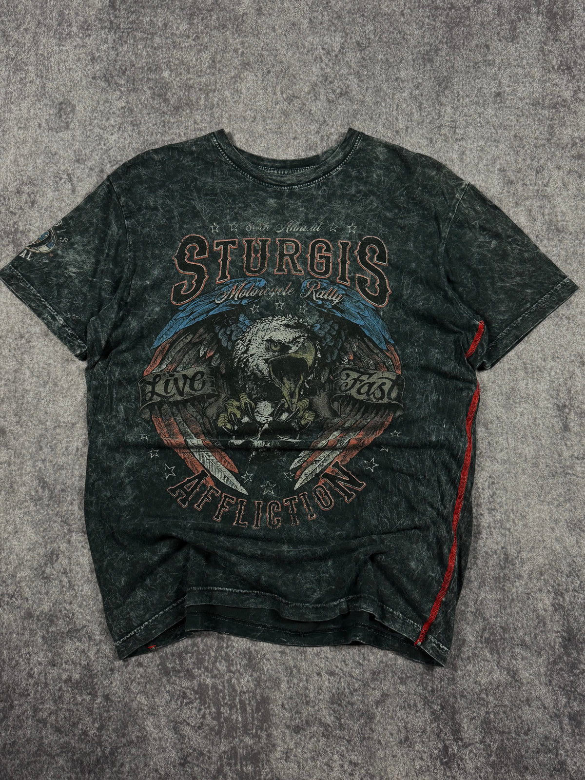 2000s affliction x sturgis shirt (M)