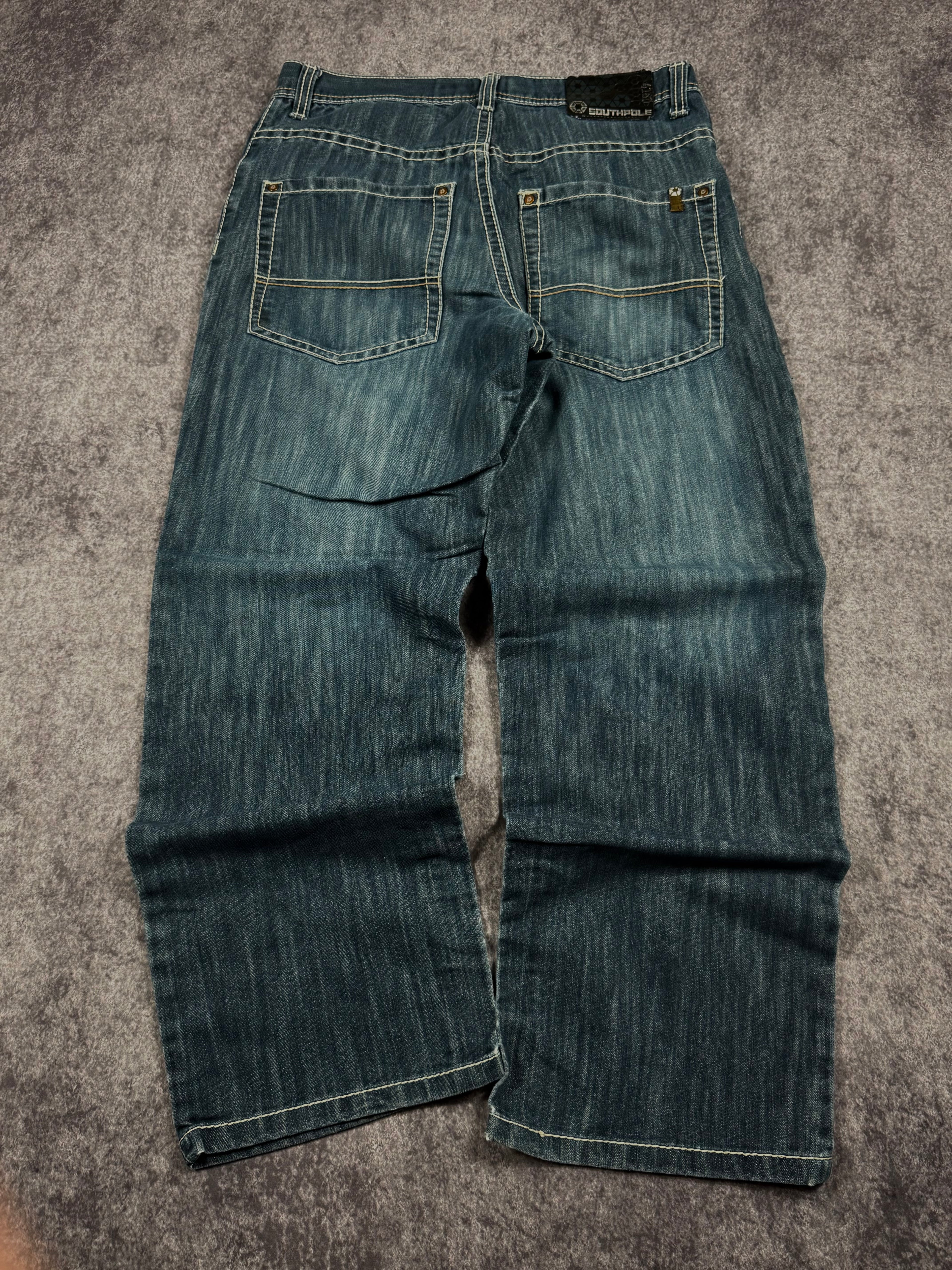 2000s southpole brown tan jeans (34x30)