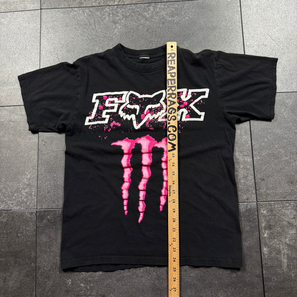 (rare) 2000s Monster Energy x Fox Racing Shirt (S)