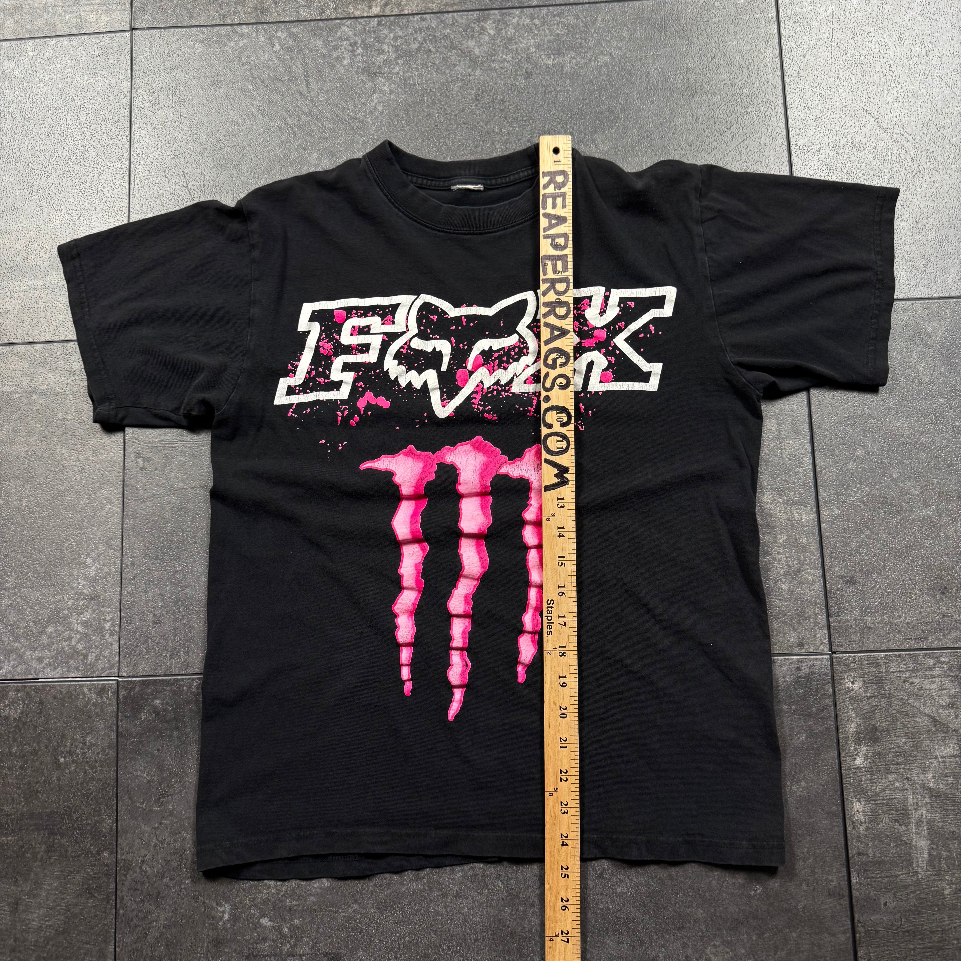 (rare) 2000s Monster Energy x Fox Racing Shirt (S)