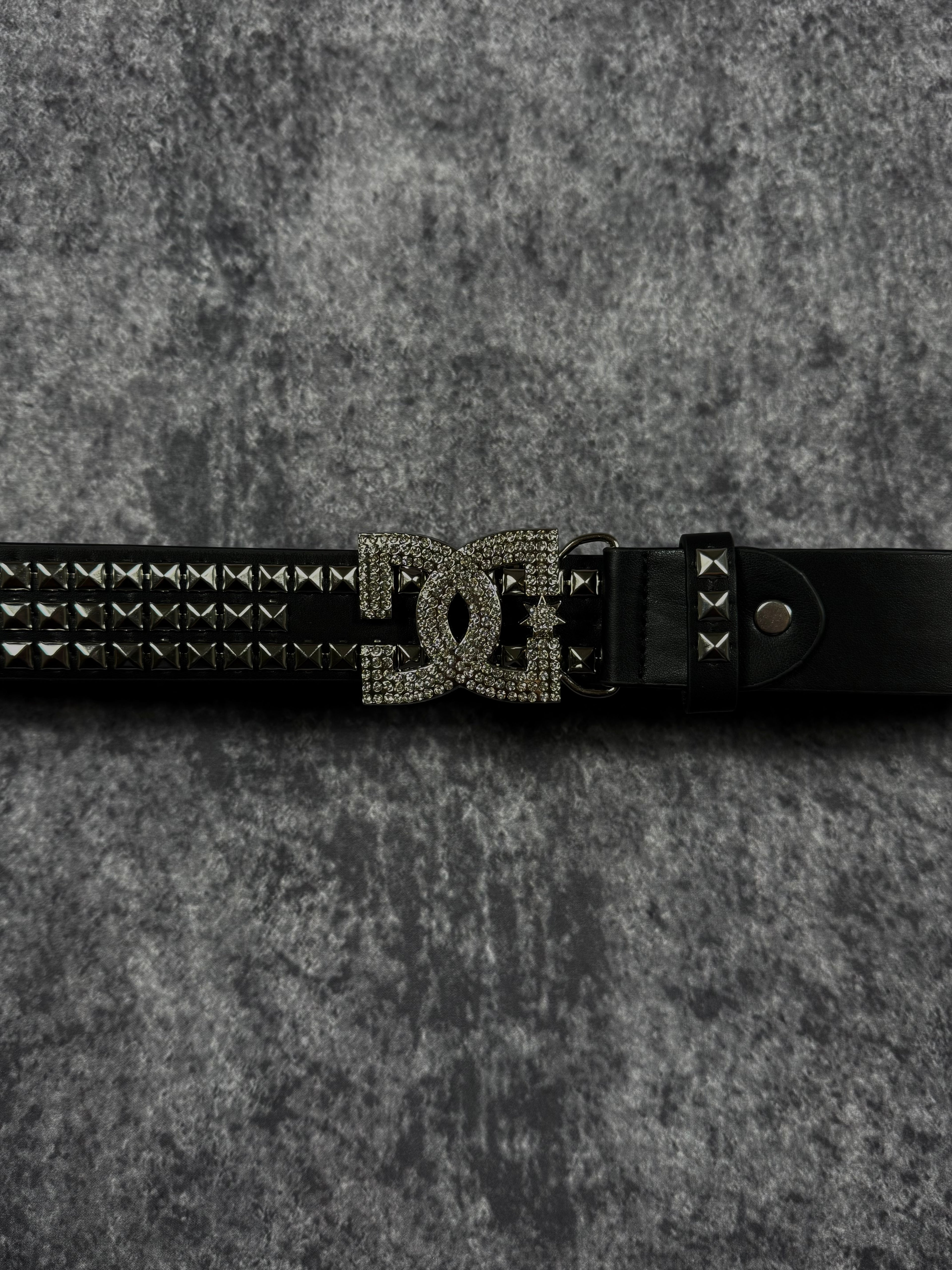 Rhinestone DC Studded Belt (belt included)