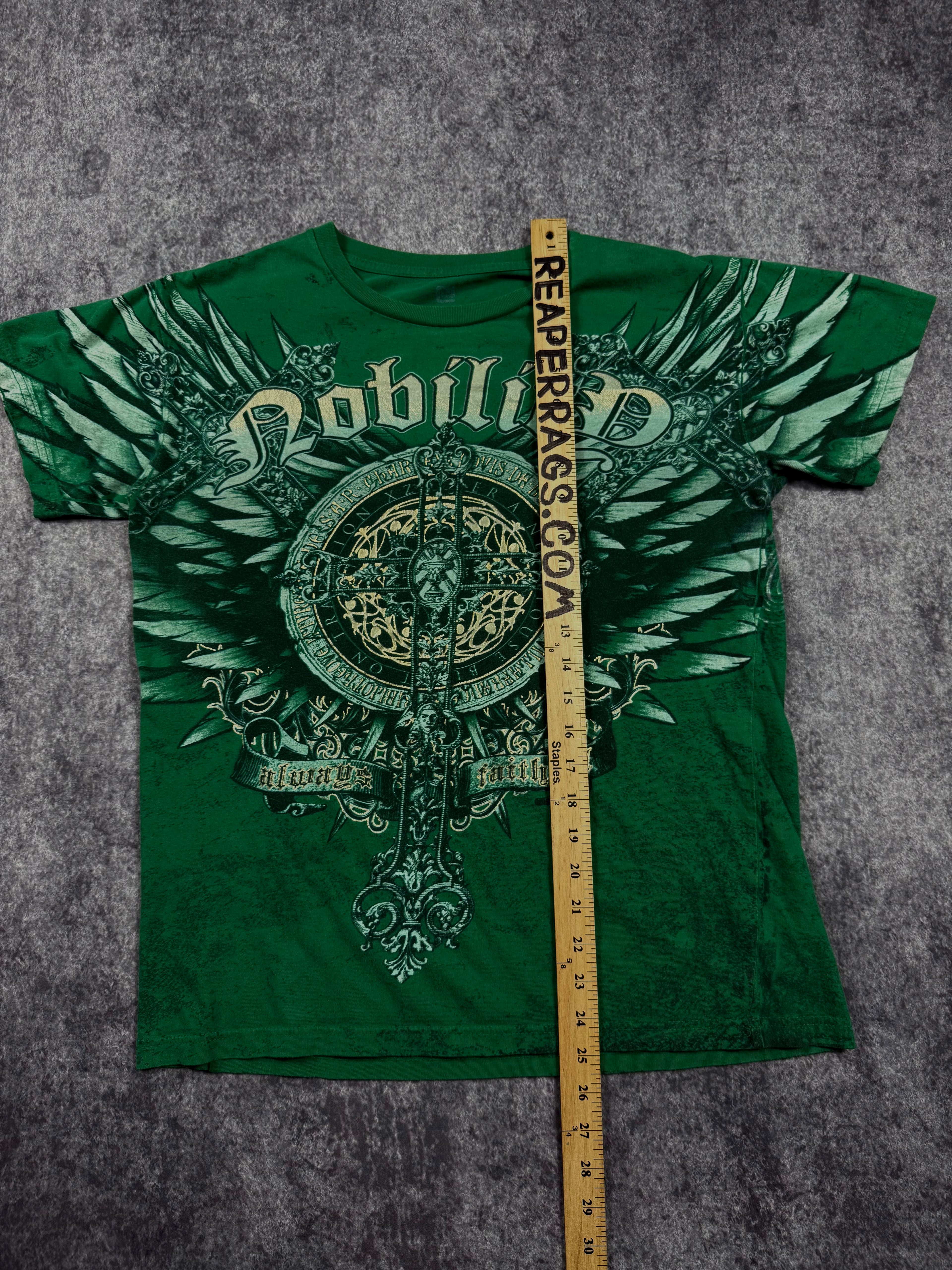 (rare) 2000s black x nobility shirt (M)