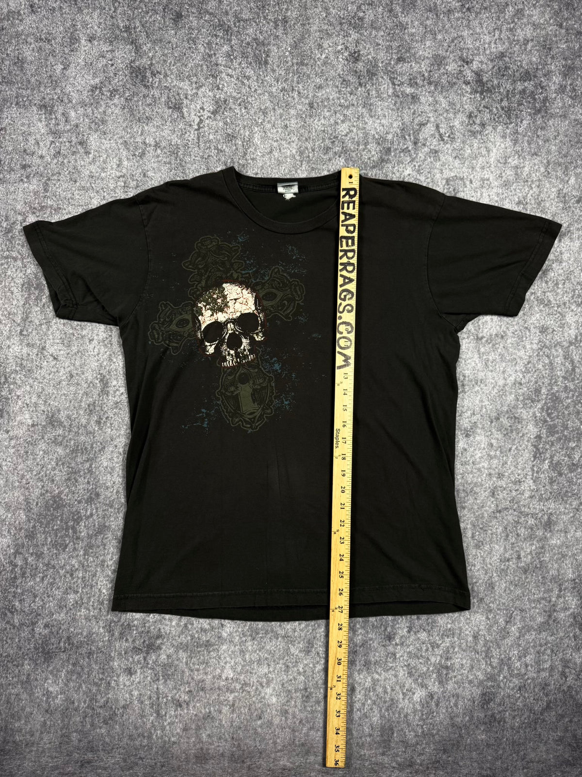 2000S SKULL SHIRT (L)