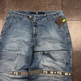 Deadstock Marithe Francois Girbaud Shuttle Strap Jeans (42x33)