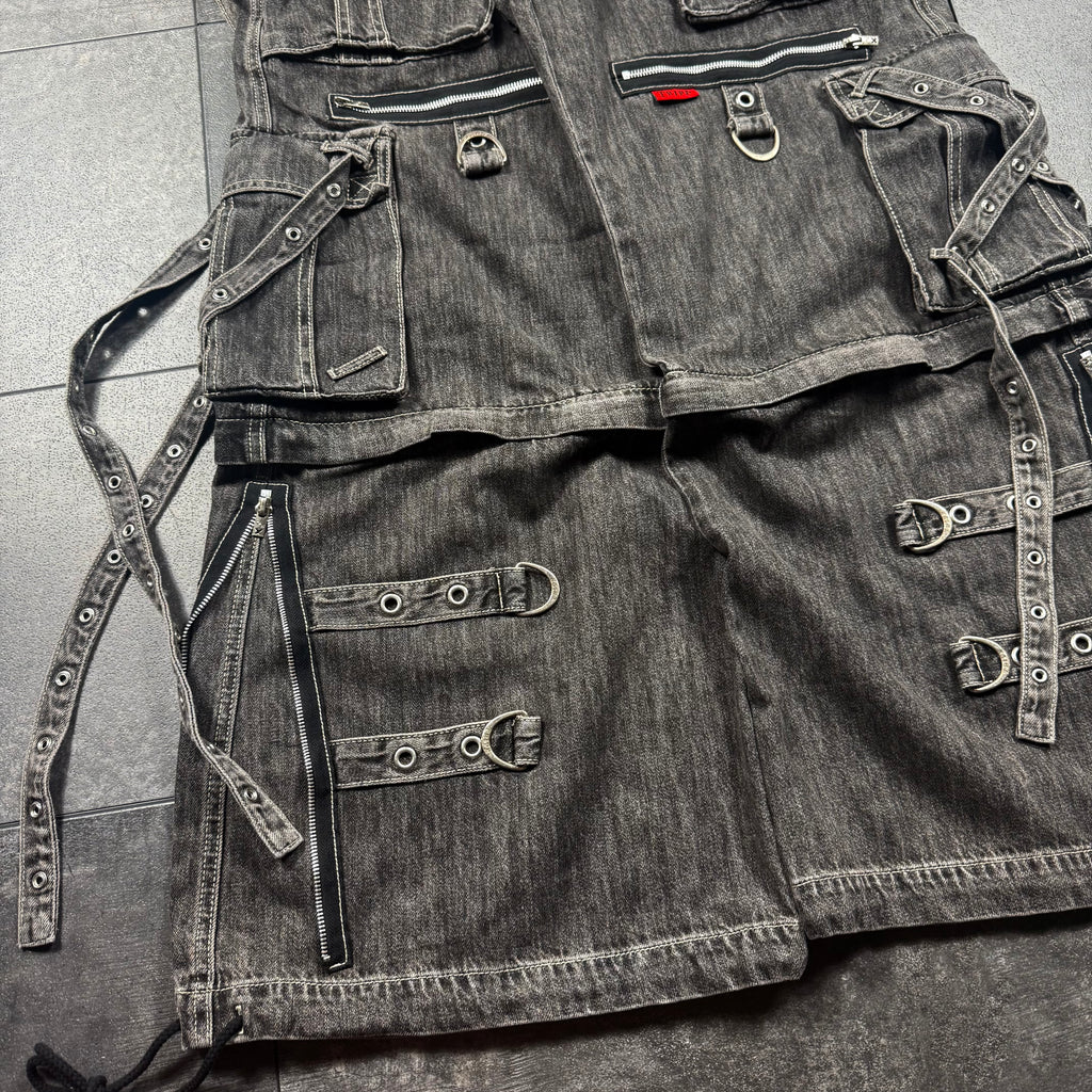 NWT 2000s Tripp NYC X-Strap Zip-Off Pant