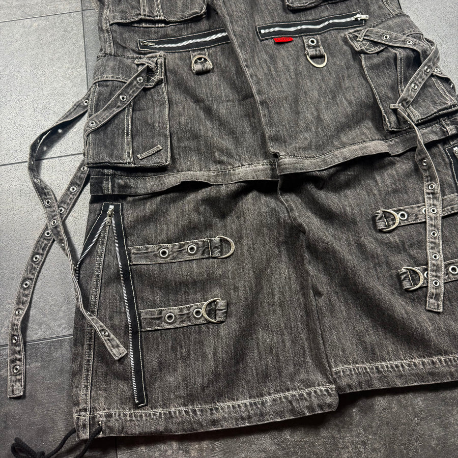 NWT 2000s Tripp NYC X-Strap Zip-Off Pant