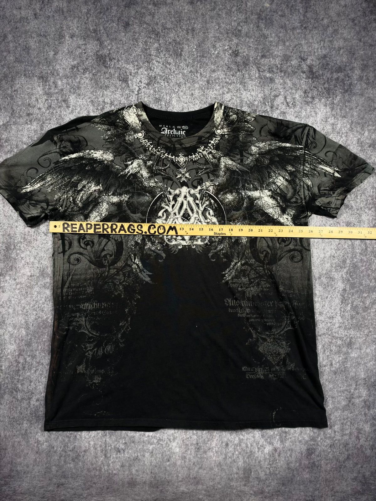 (RARE) 2000S ARCHAIC X AFFLCTION SHIRT (XXL)