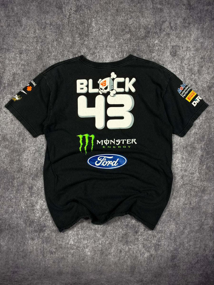 (GRAIL) 2000s DC SHOES X MONSTER ENERGY X KEN BLOCK SHIRT (M)