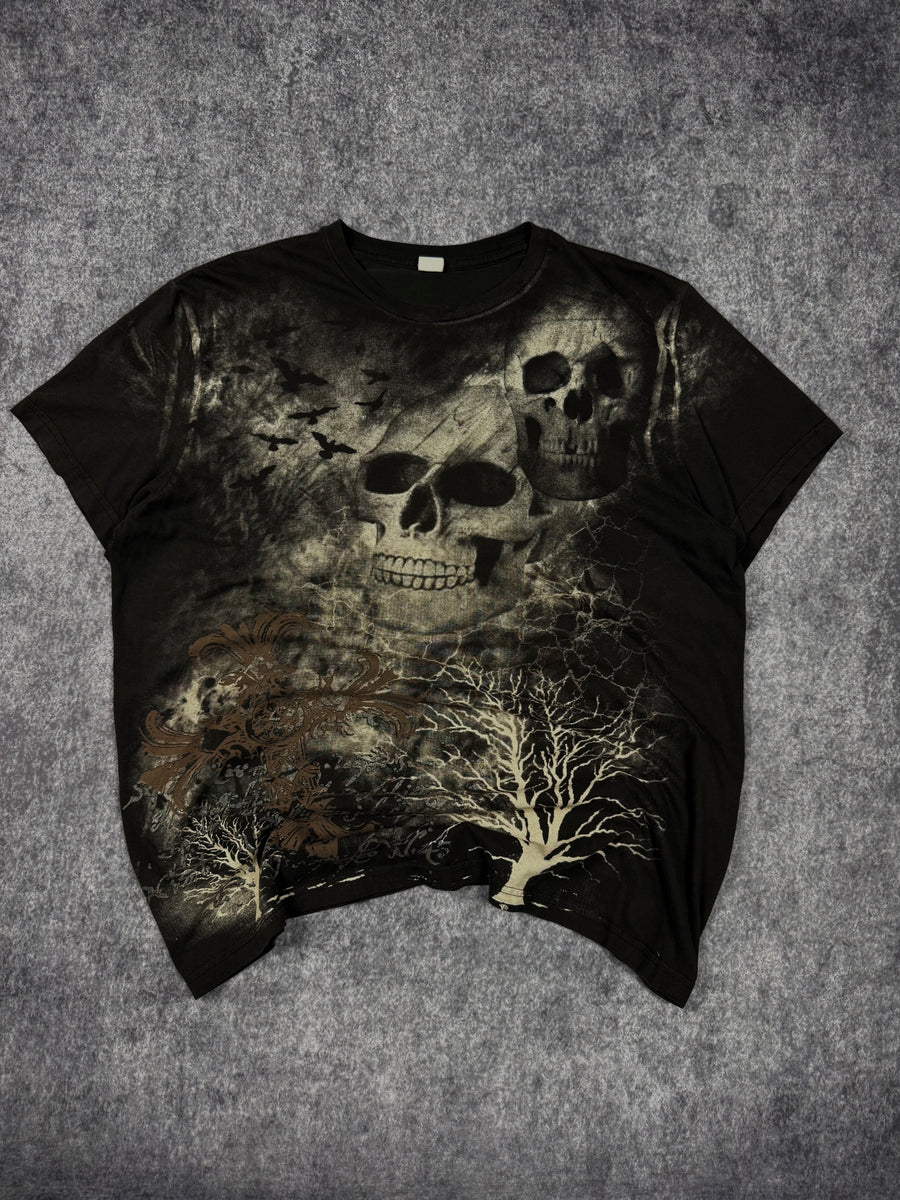 2000s skull shirt (L)