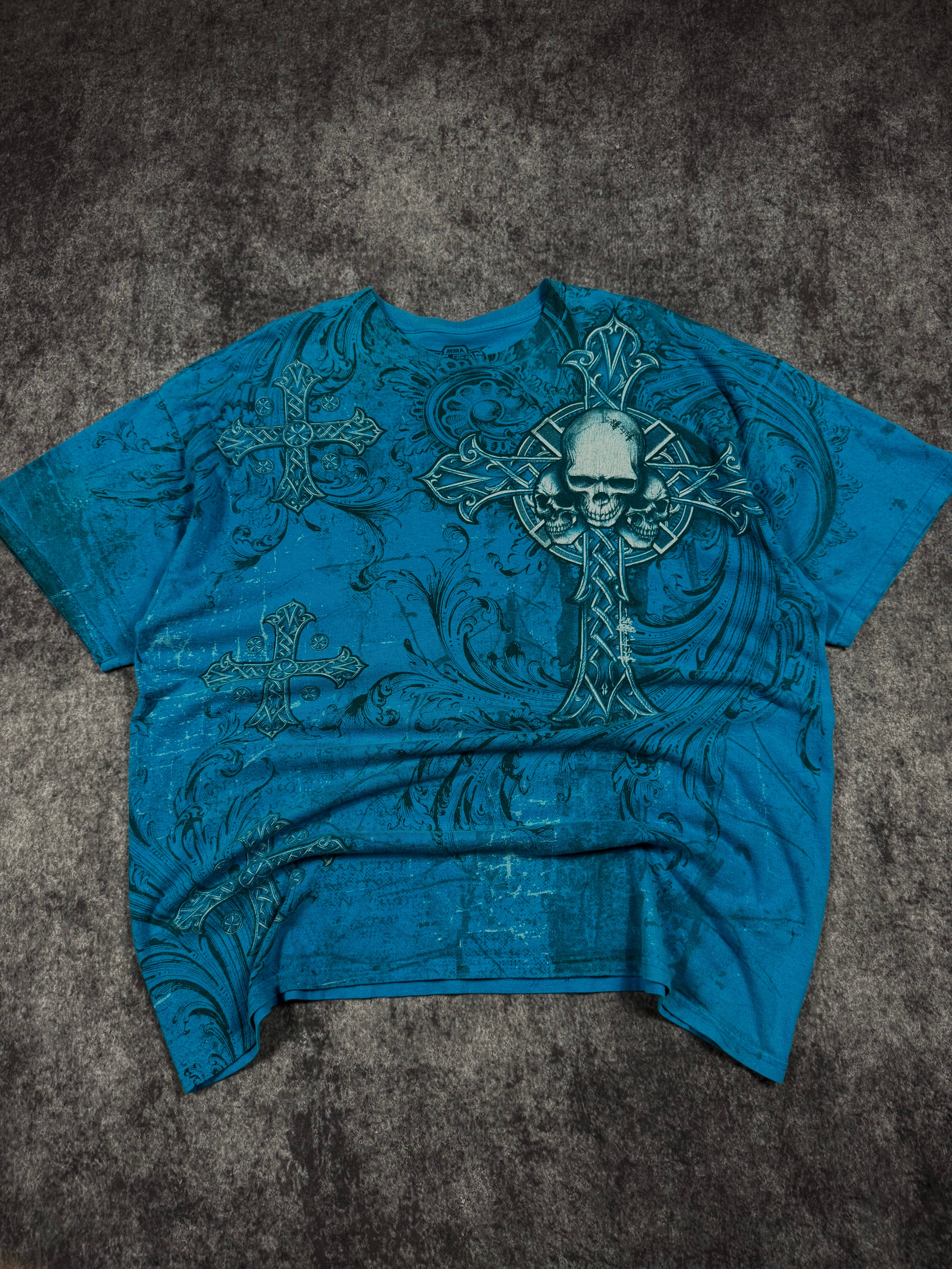 (rare) 2000s mma elite shirt (XXL)