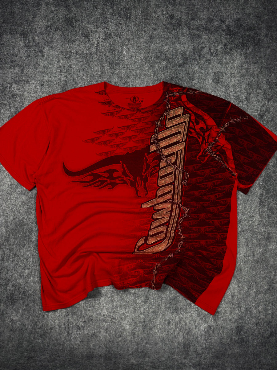 (rare) 2000s cowboy up shirt (XXL)