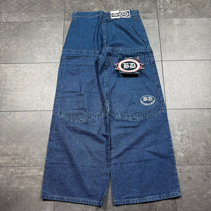 Y2K JNCO Style BD County Baggy Wide Leg Jeans (32x32)