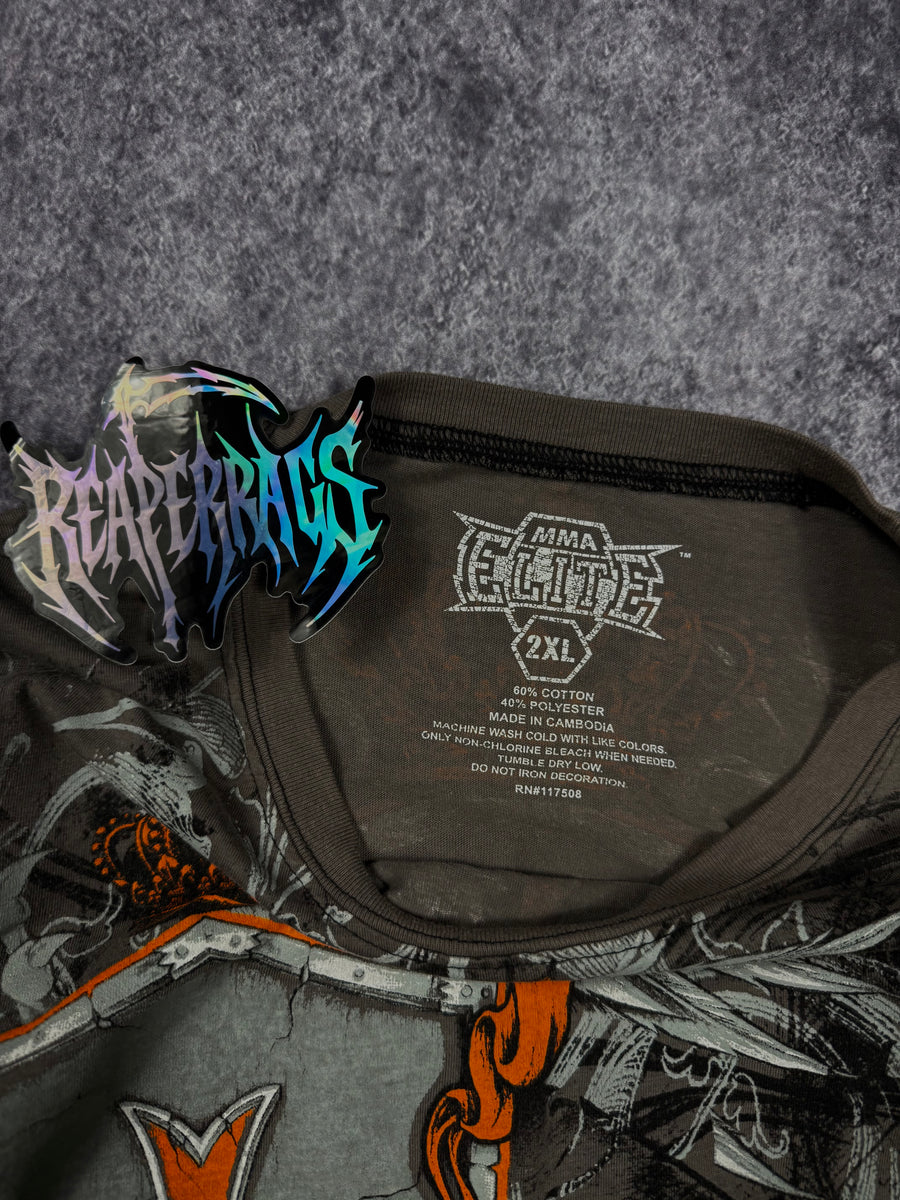 (rare) 2000s mma elite layered shirt (XXL)