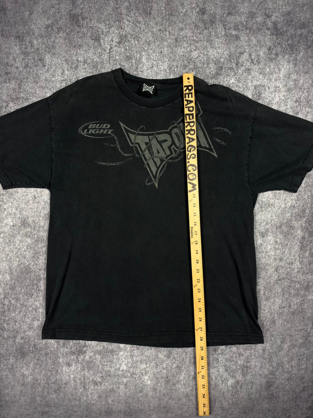 (GRAIL) 2000s TAPOUT x BUDLIGHT SHIRT (L)