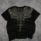 (rare) 2000s ring of fire chrome shirt (XL)