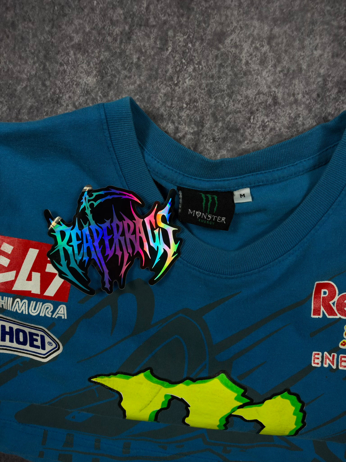 (GRAIL) 2000s MONSTER ENERGY x KEN BLOCK SHIRT (S)