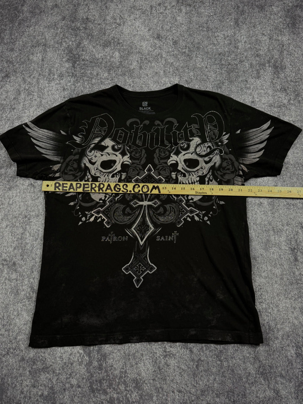 (rare) 2000s black x nobility shirt (L)