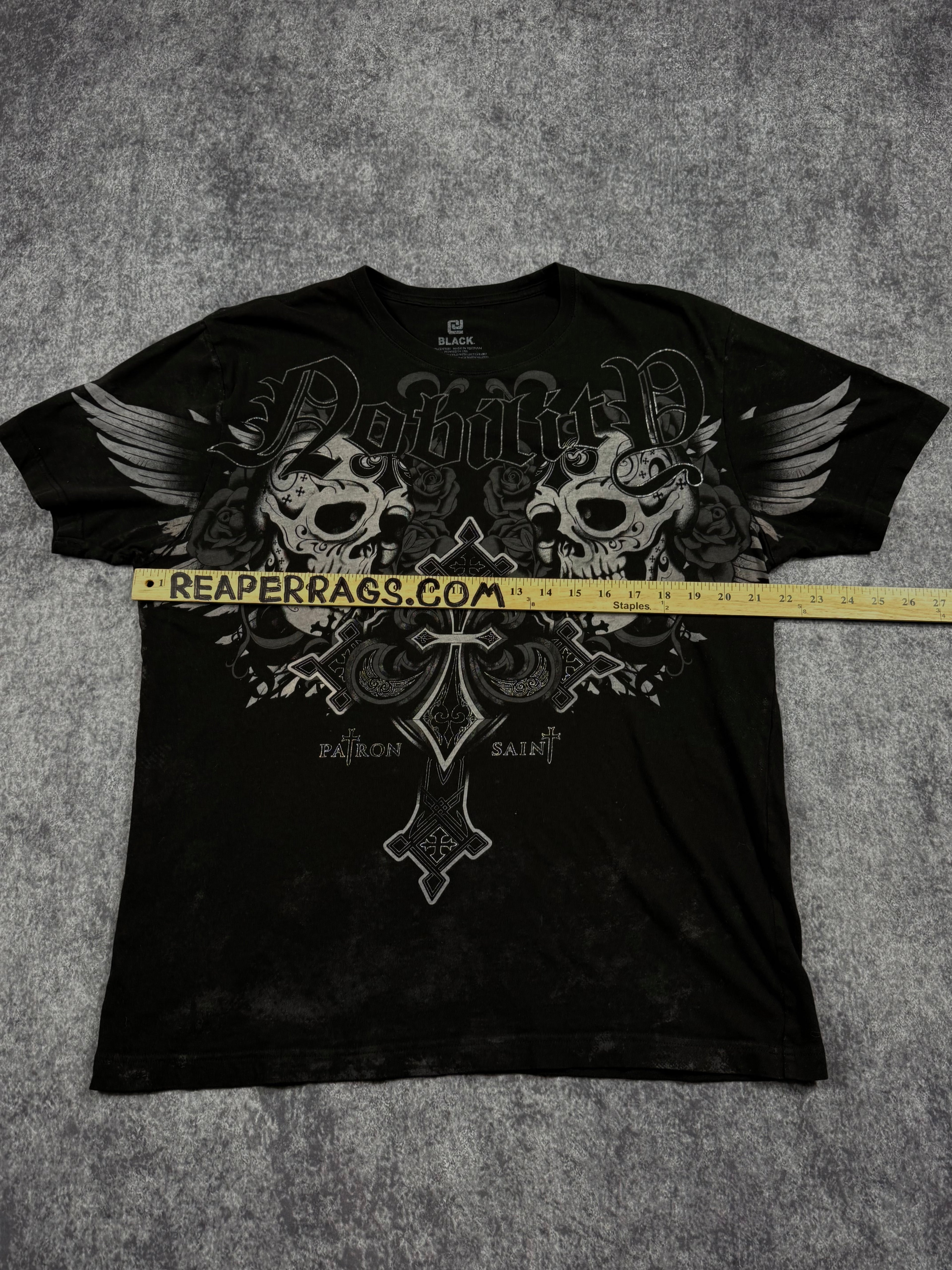 (rare) 2000s black x nobility shirt (L)
