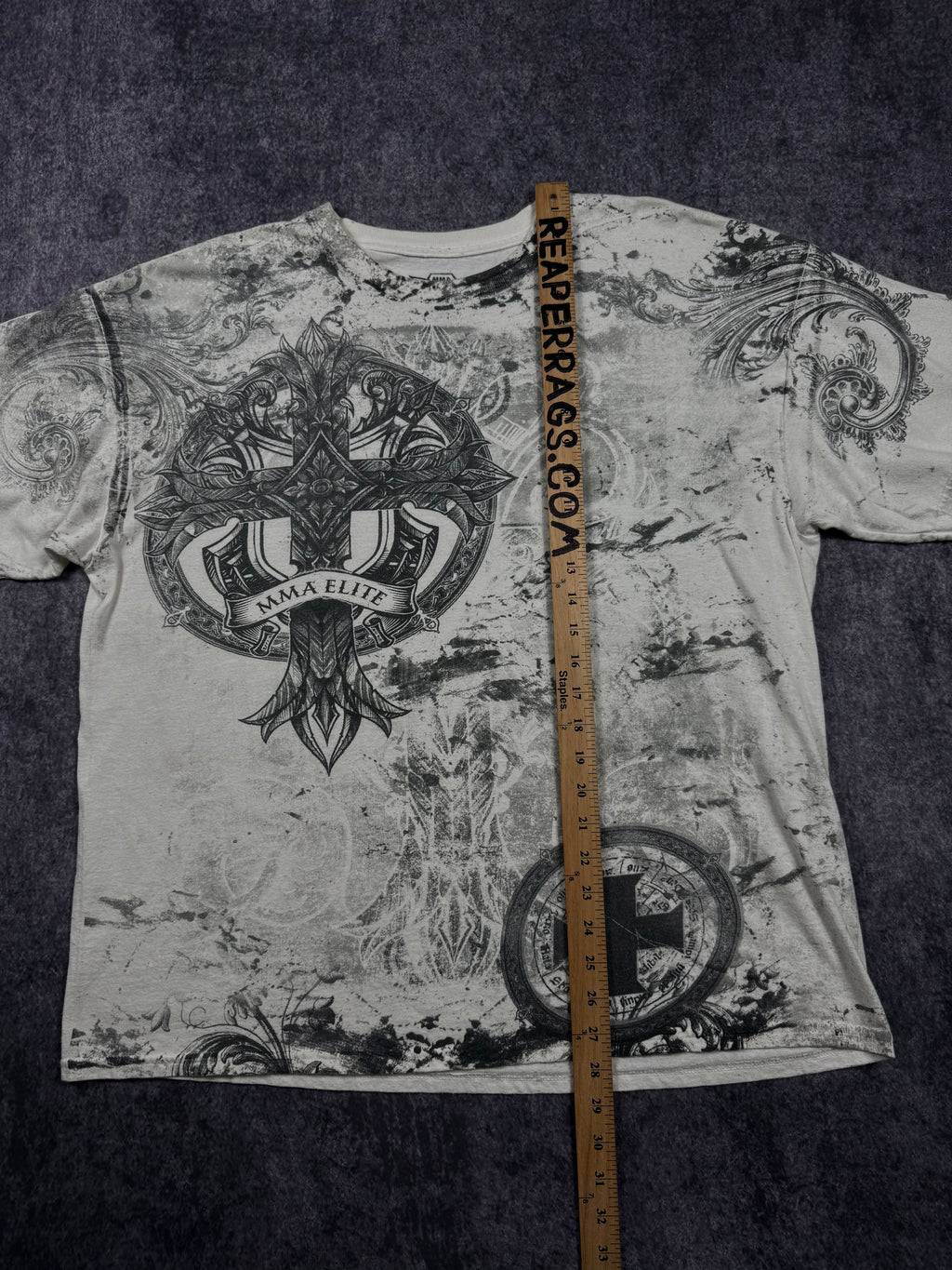 (rare) 2000s mma elite shirt (XL)