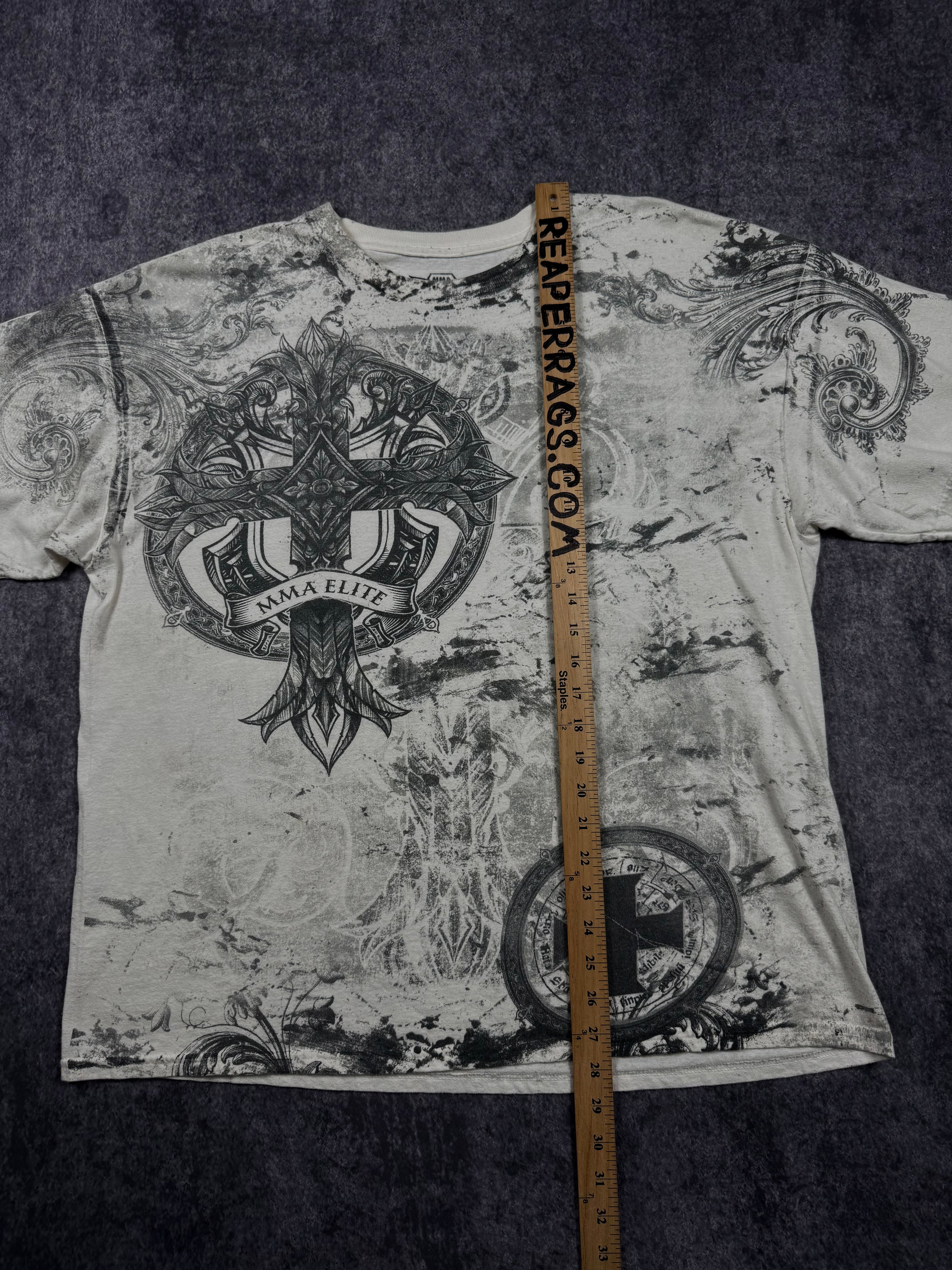 (rare) 2000s mma elite shirt (XL)