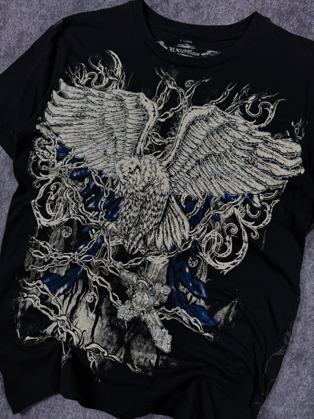 (rare) 2000s rxo raw chrome shirt (M)