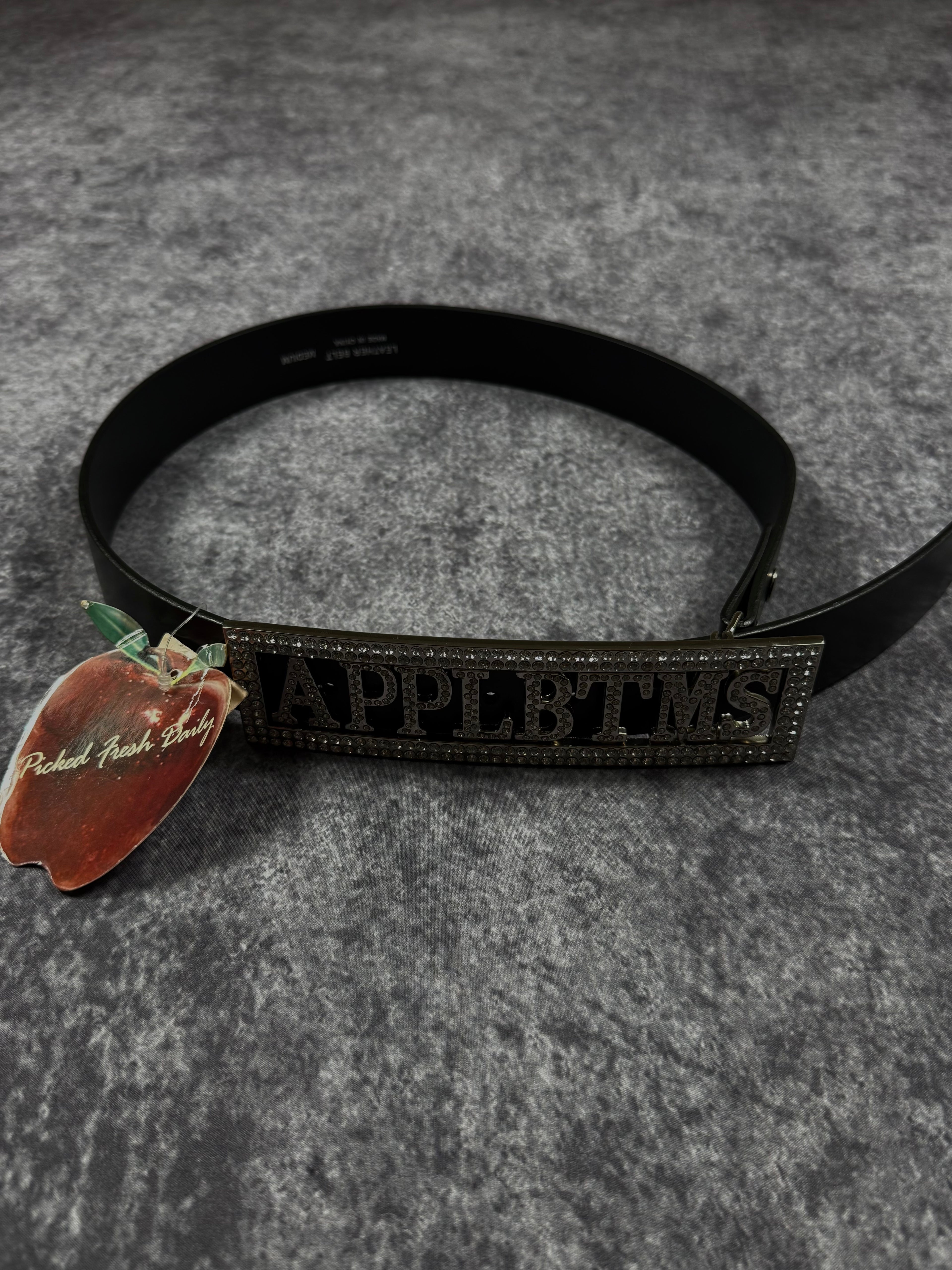 (rare) deadstock 2000s apple bottoms rhinestone belt (belt included)