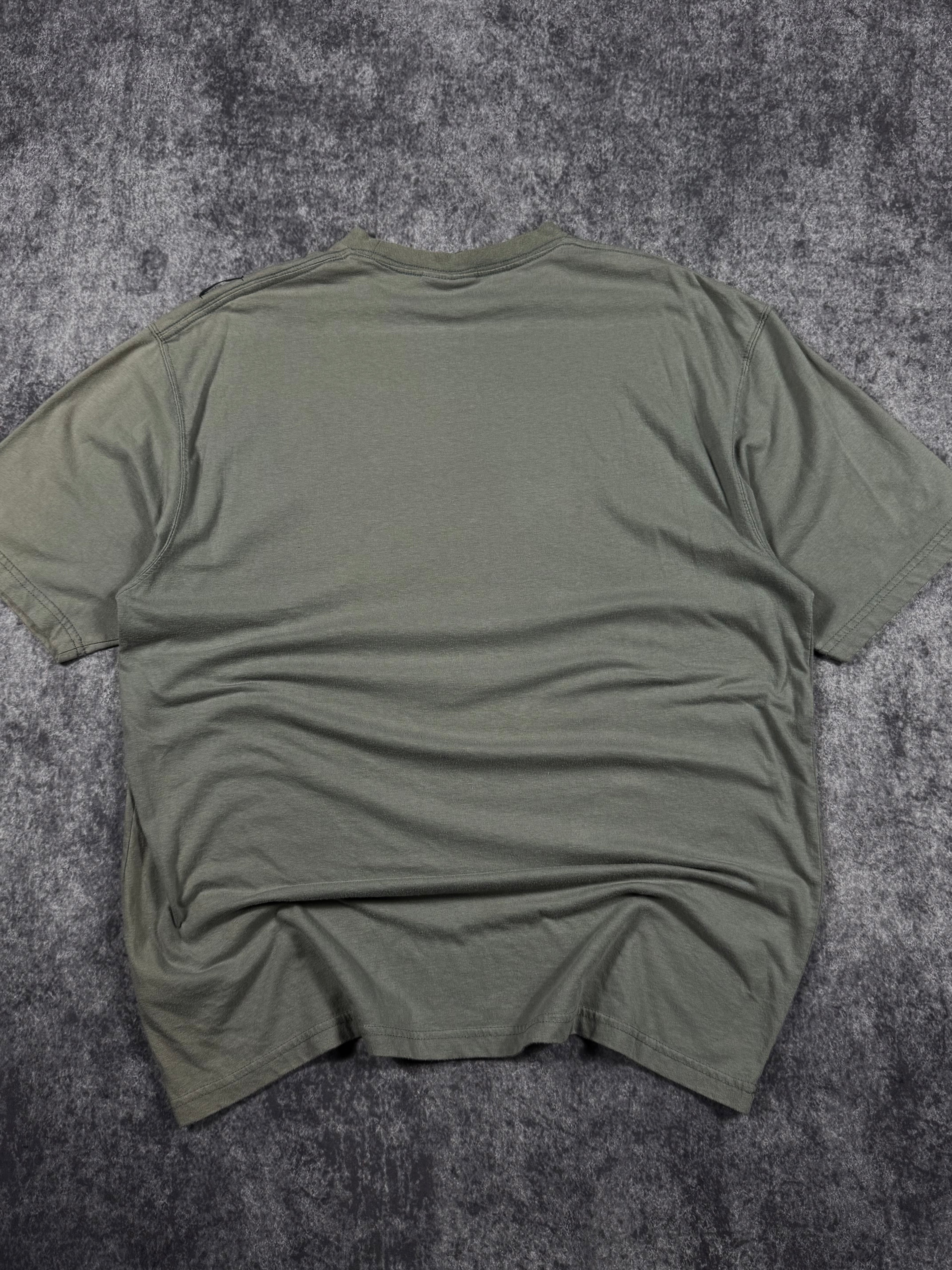 (rare) 2000s avirex chrome shirt (XL)