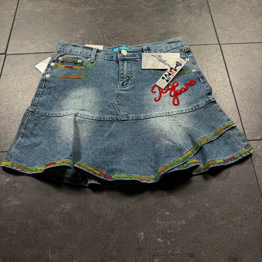 Y2K Deadstock Paco Denim Mini Skirt (Small)