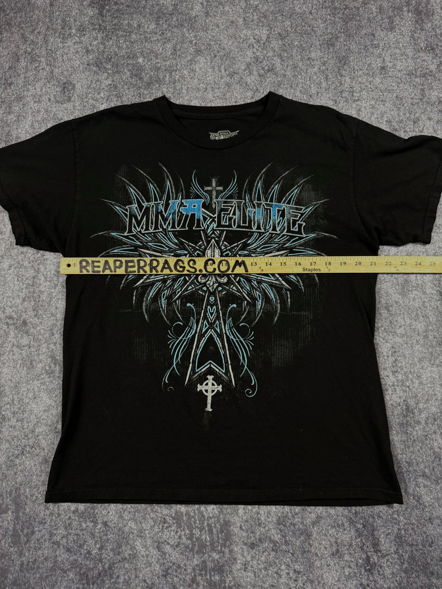 (rare) 2000s mma elite shirt (L)