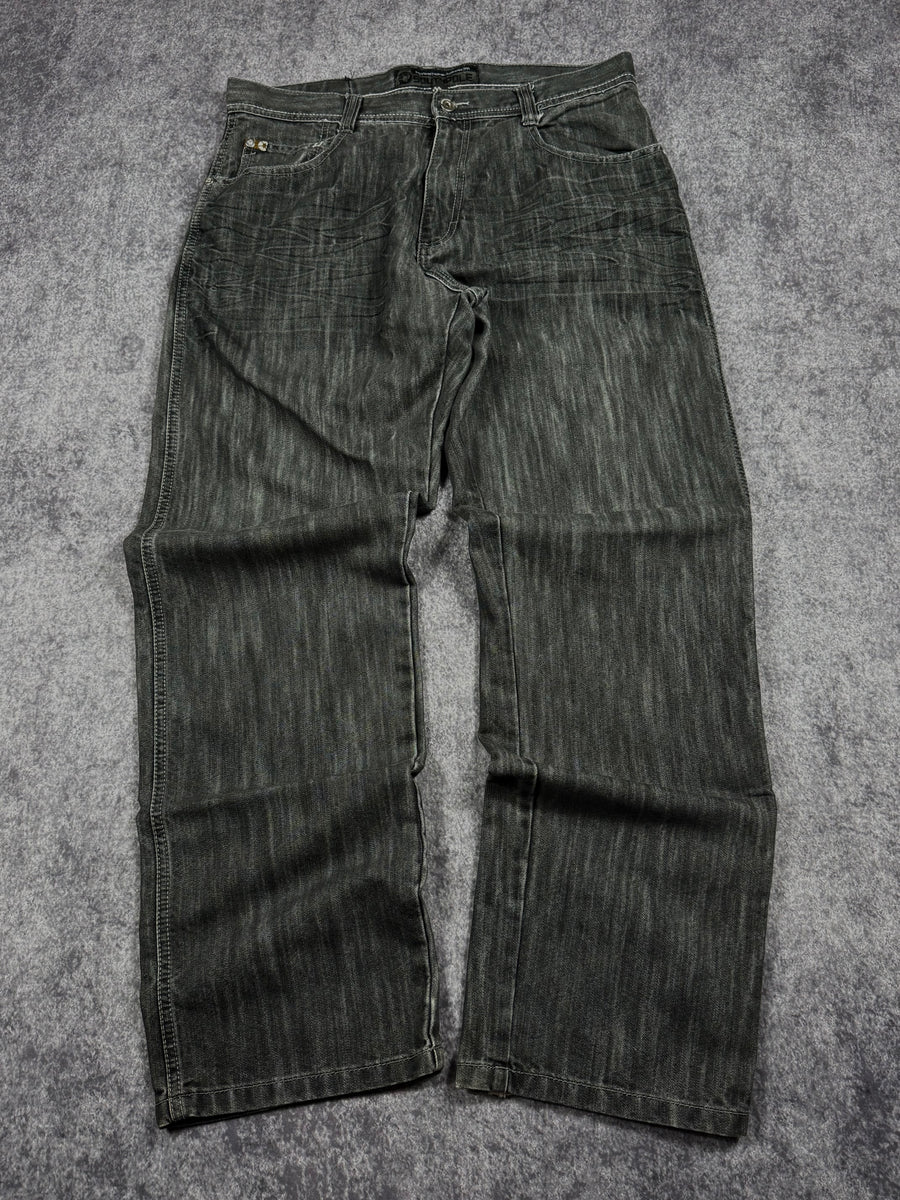 (rare) 2000s southpole brown tab jeans (36x32)