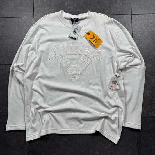 Y2K Deadstock Avirex Layered Long Sleeve Shirt (XL)