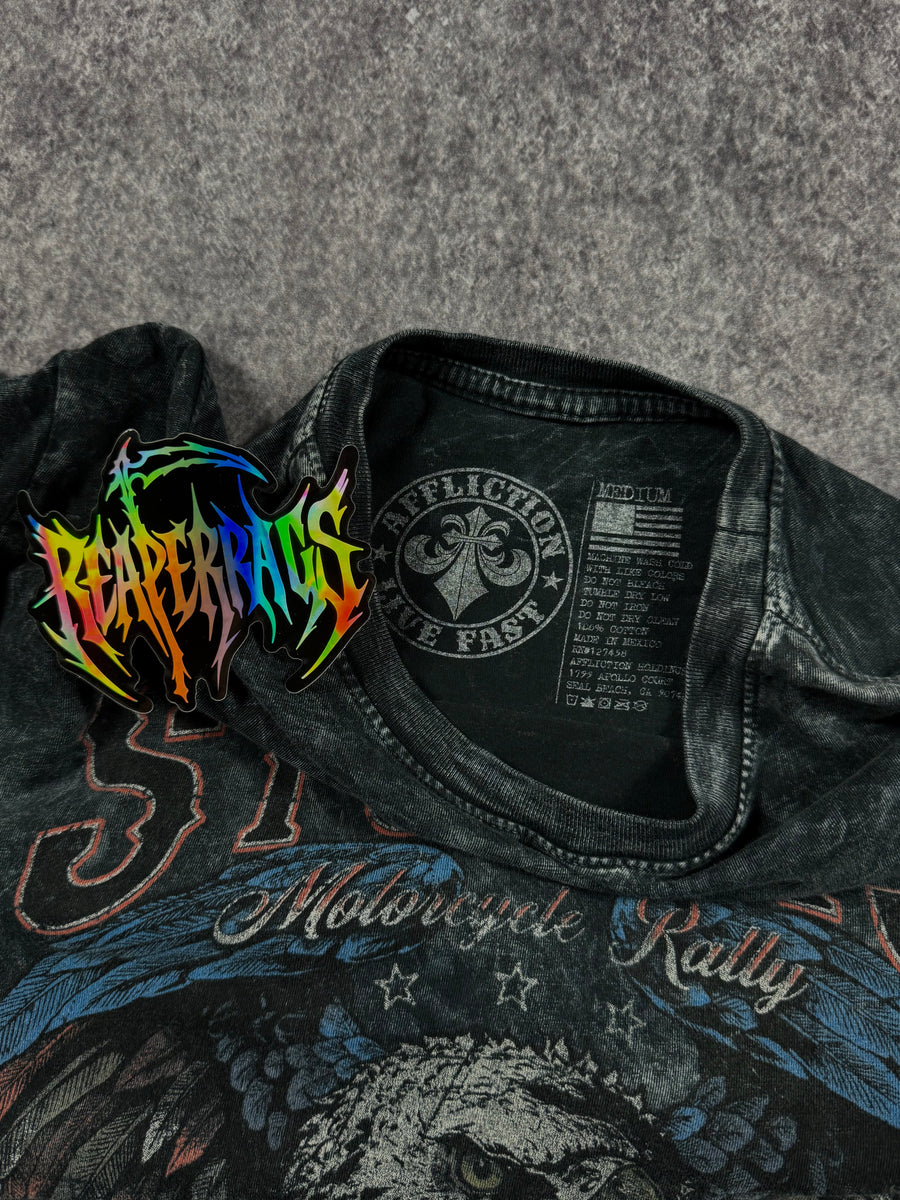 2000s affliction x sturgis shirt (M)