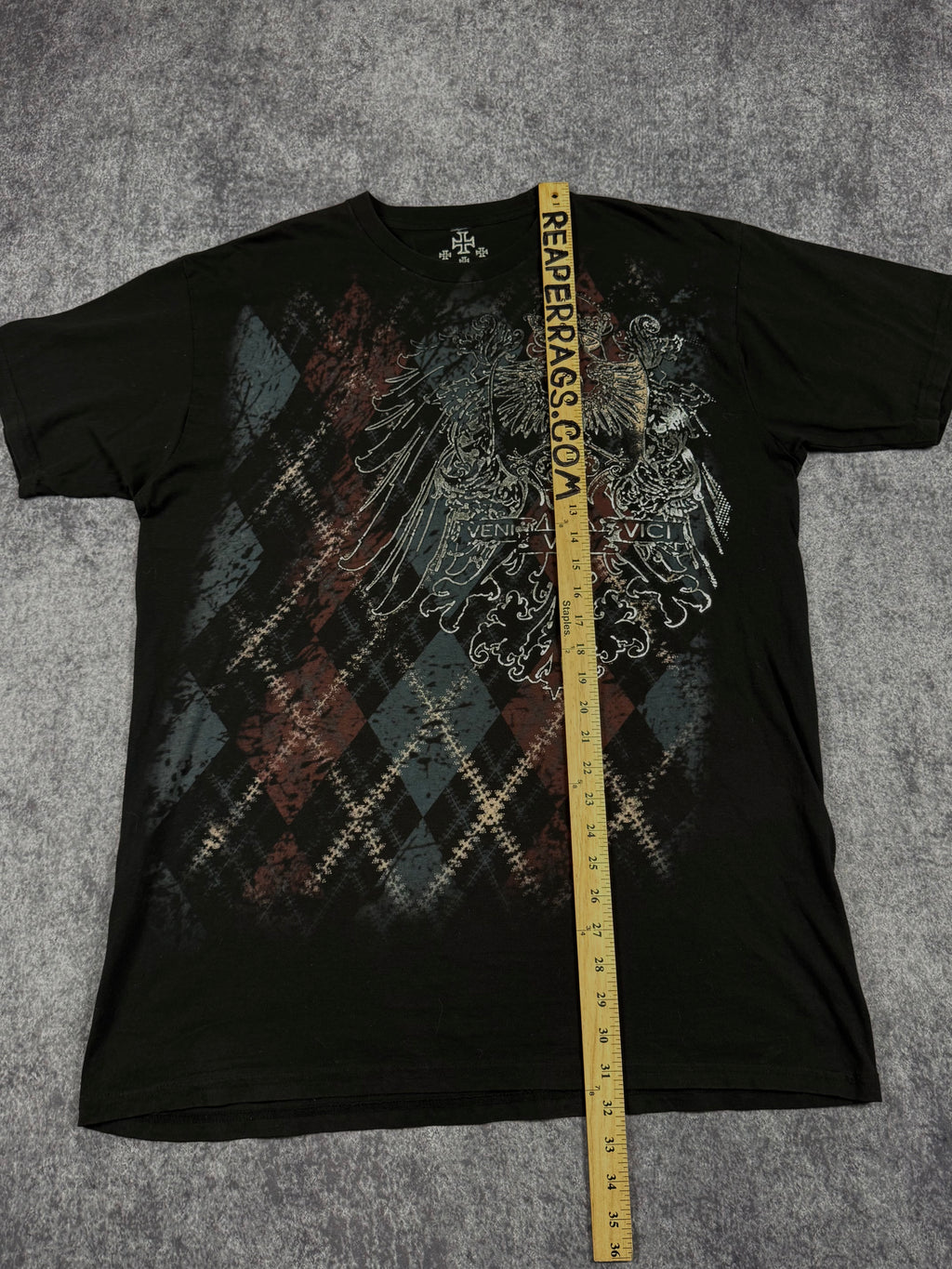 (rare) 2000s xzavier chrome shirt (XL)