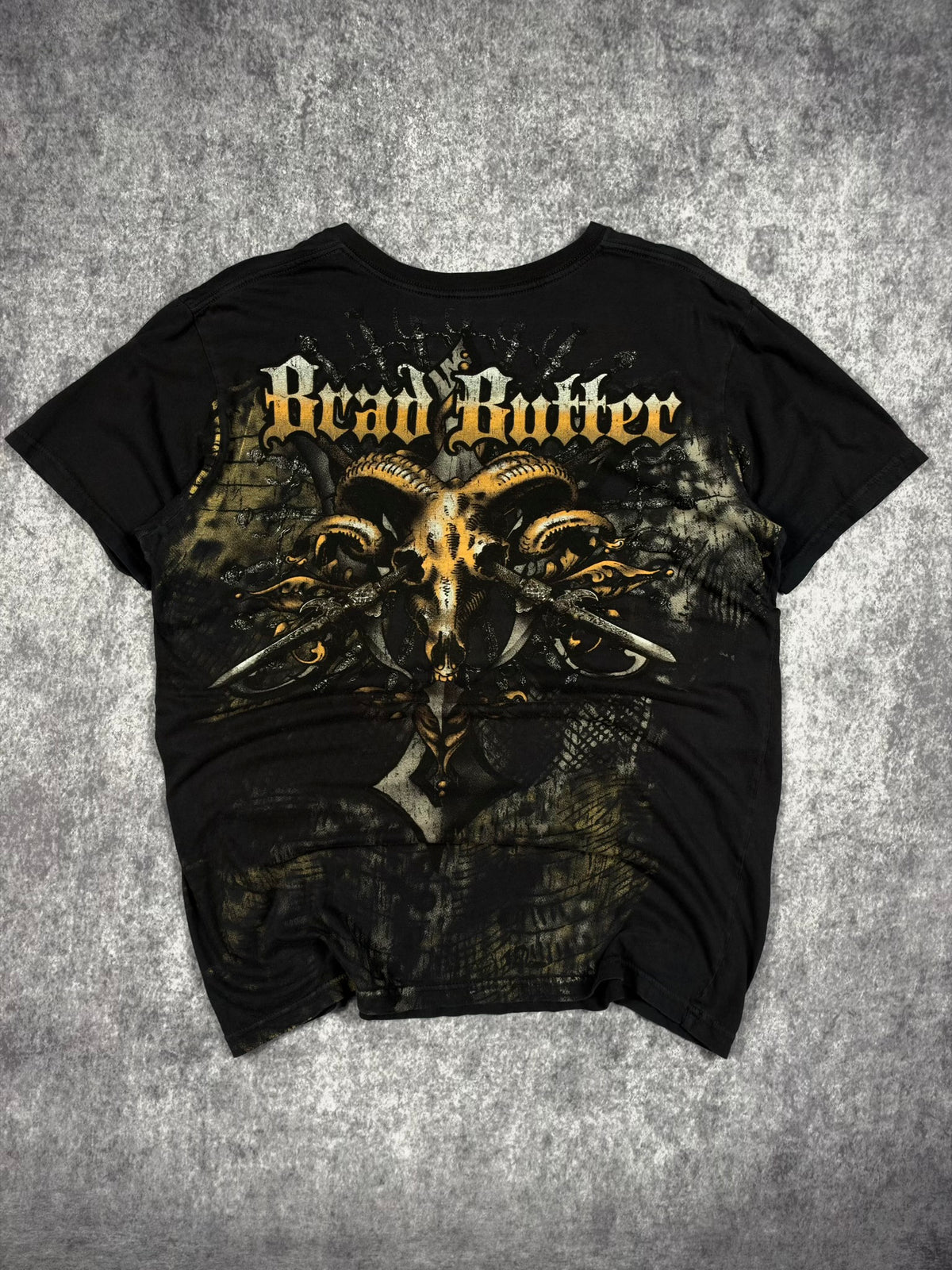 (RARE) 2000s BRAD BUTTER SHIRT (L)