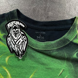 2000s Flaming Skull Shirt (S)