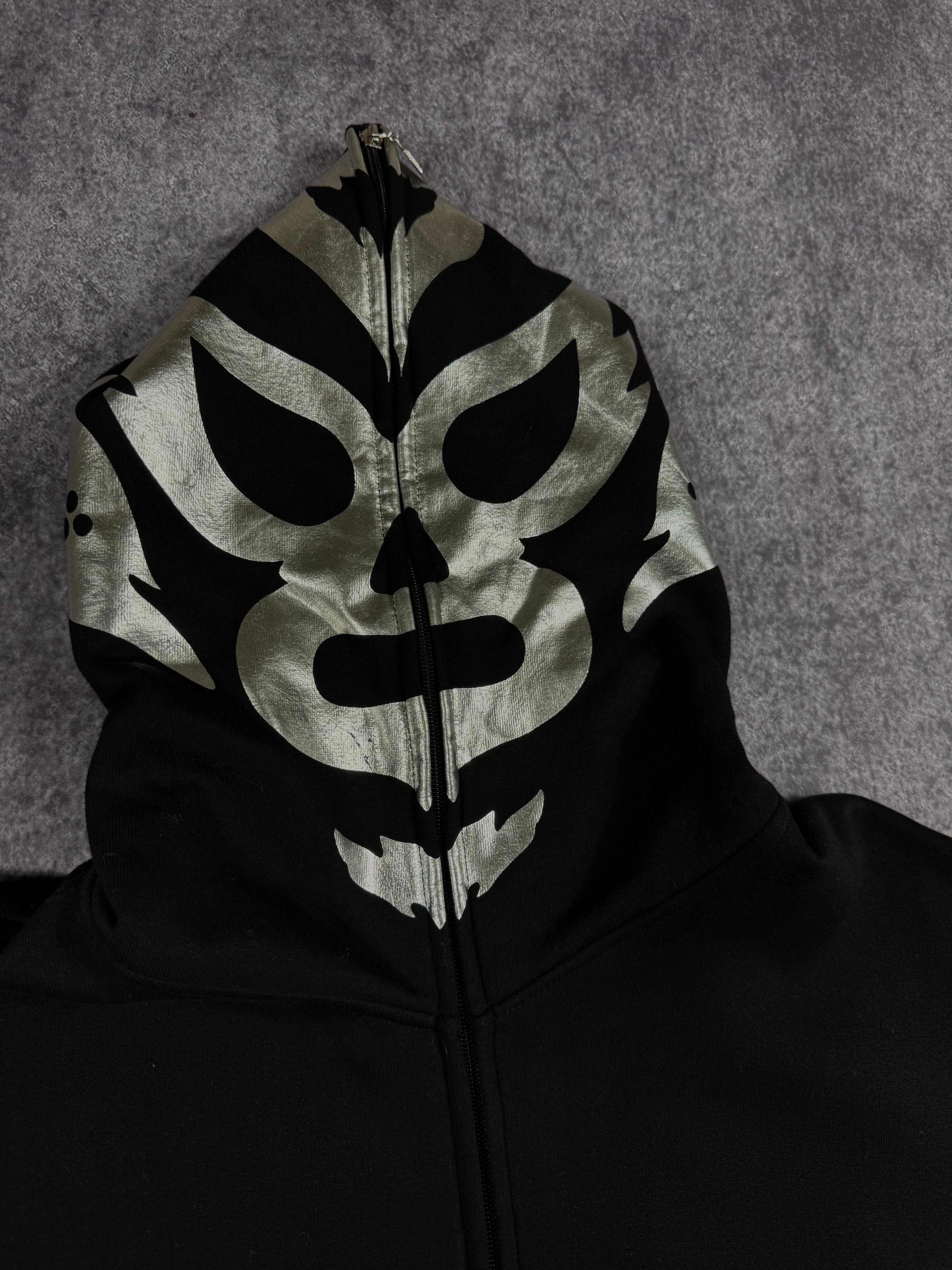 (rare) deadstock 2000s southpole x la mascara chrome hoodie (L)