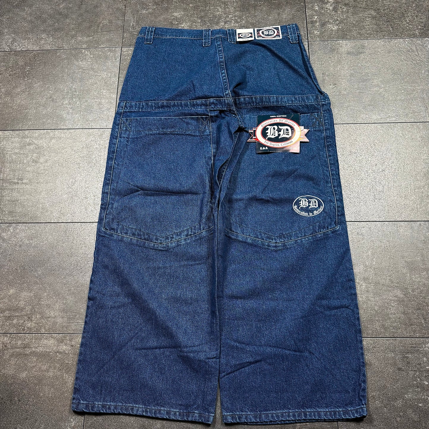 Y2K JNCO Style BD County Baggy Wide Leg Jeans (40x32)