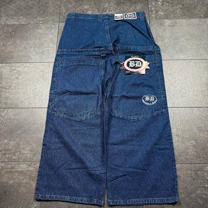 Y2K JNCO Style BD County Baggy Wide Leg Jeans (40x32)