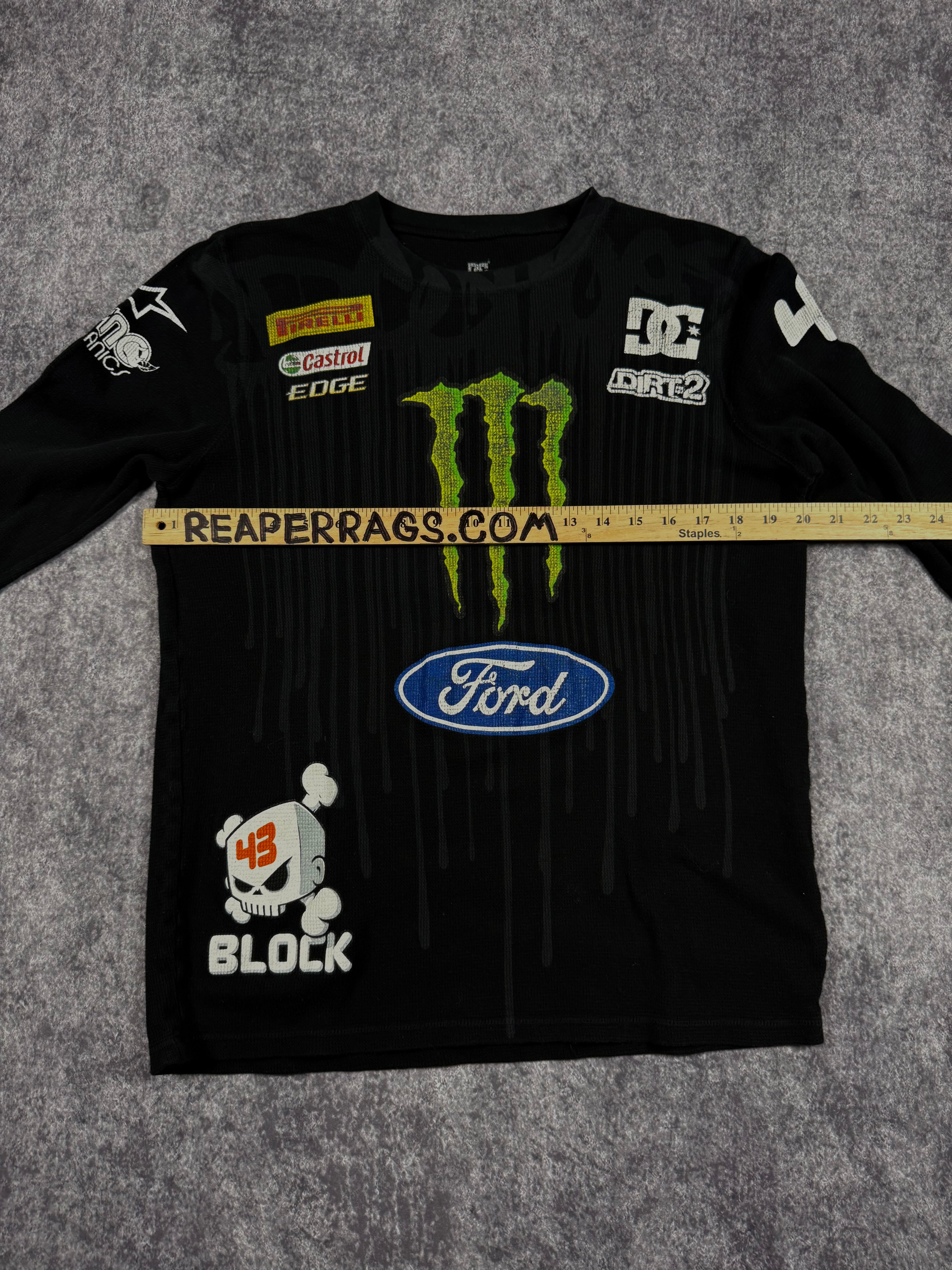 (rare) 2000s monster energy x dc shoes x ken block thermal (M)