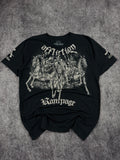 (rare) 2000s affliction x quintin jackson shirt (XL)