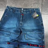 Deadstock Marithe Francois Girbaud Shuttle Strap Jeans (42x33)