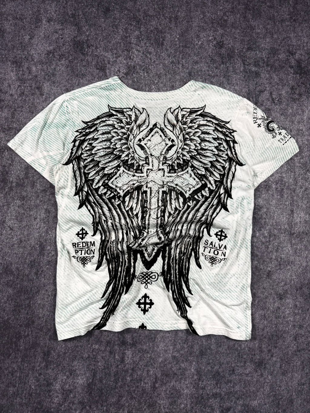 (RARE) 2000S RAW STATE SHIRT (S)
