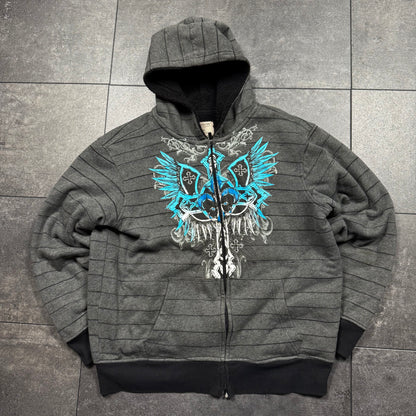 Y2K Jesse Pinkman Style No Boundaries Zip-Up Hoodie (M)