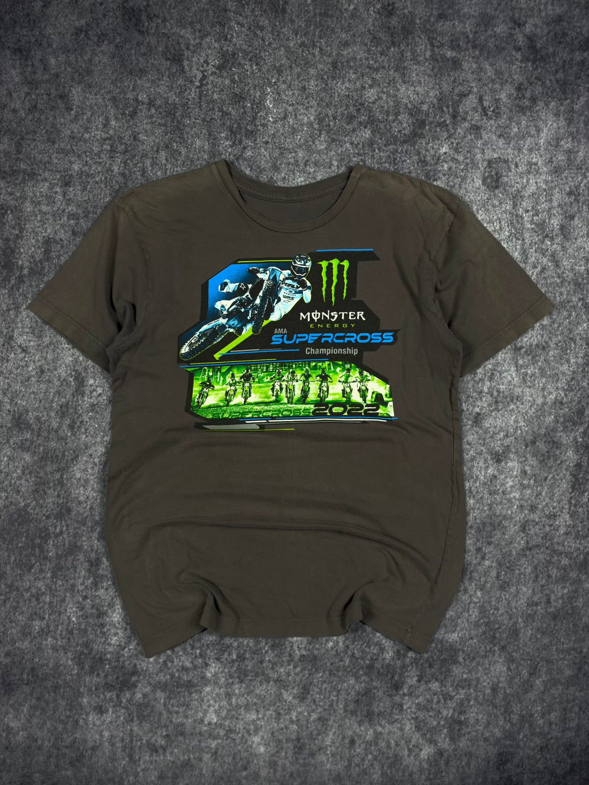 2000s MONSTER ENERGY x SUPERCROSS SHIRT (S)