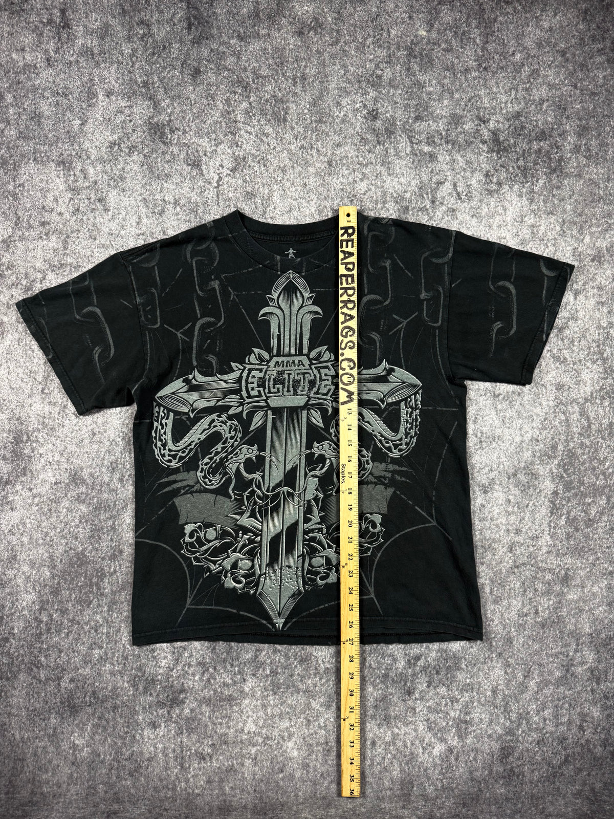 (RARE) 2000S MMA ELITE SHIRT (L)
