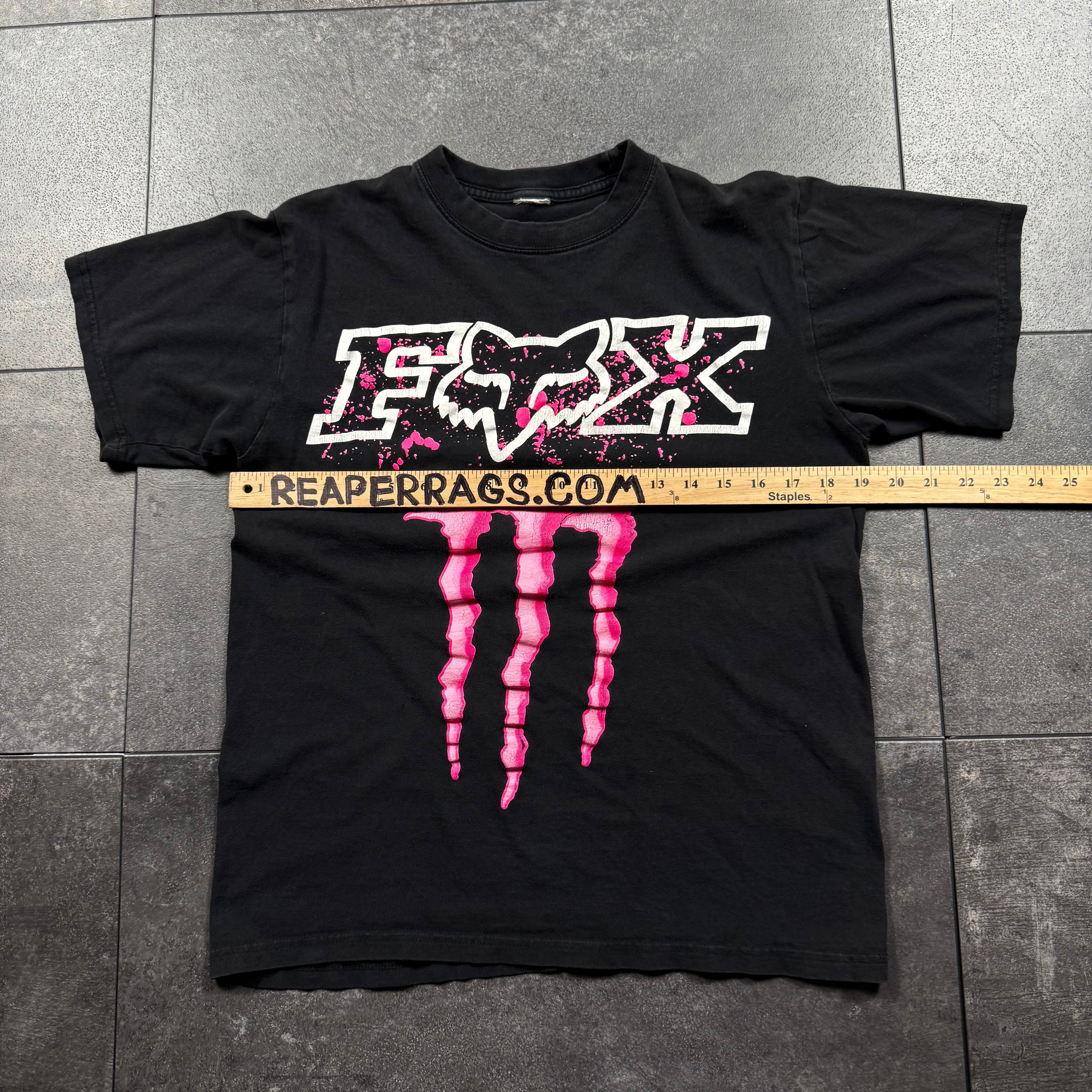 (rare) 2000s Monster Energy x Fox Racing Shirt (S)