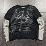 2000s MMA Elite Layered Shirt (L)