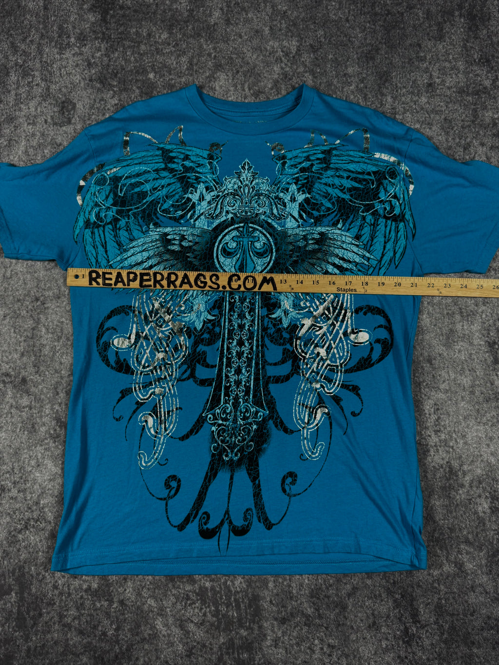 (rare) 2000s apotasy chrome shirt (L)