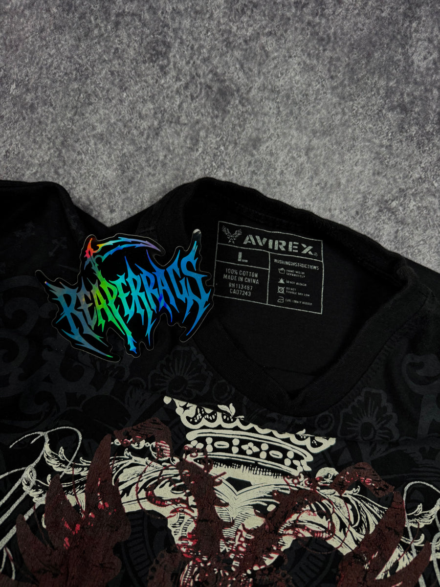 (rare) 2000s avirex shirt (L)